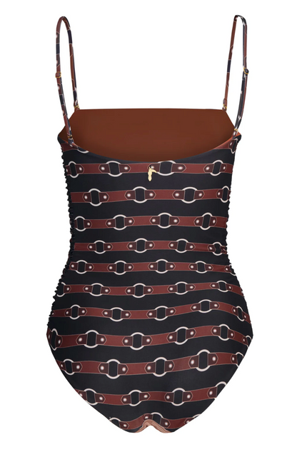Juan de Dios Las Balsas Reversible One Piece - reversible swimsuit reverse side view