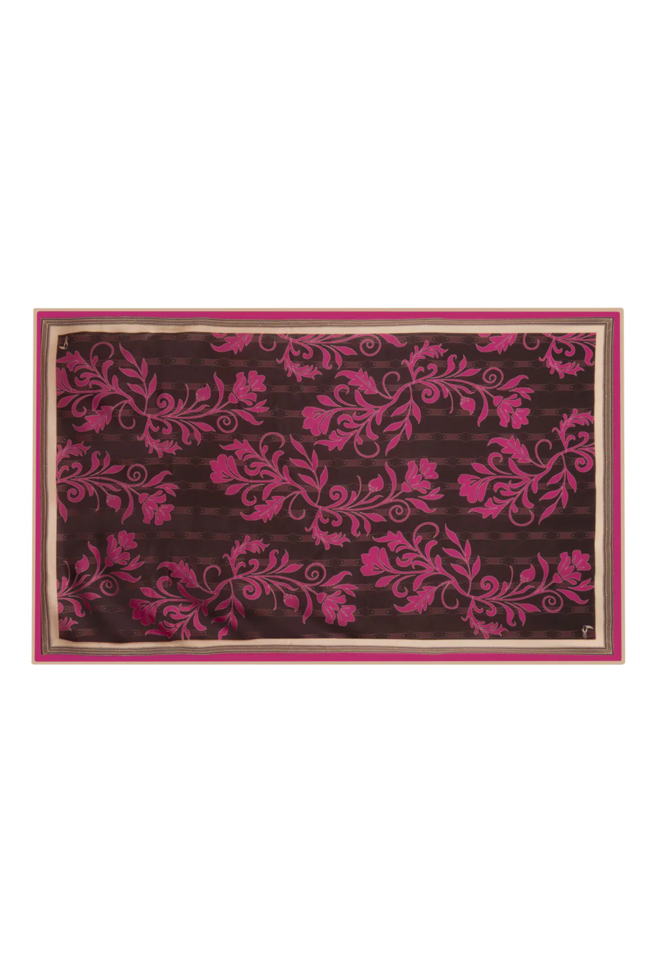 Juan de Dios Fuchsia Cotton Silk Sarong - lightweight cotton silk sarong detail view
