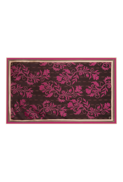 Juan de Dios Fuchsia Cotton Silk Sarong - lightweight cotton silk sarong detail view