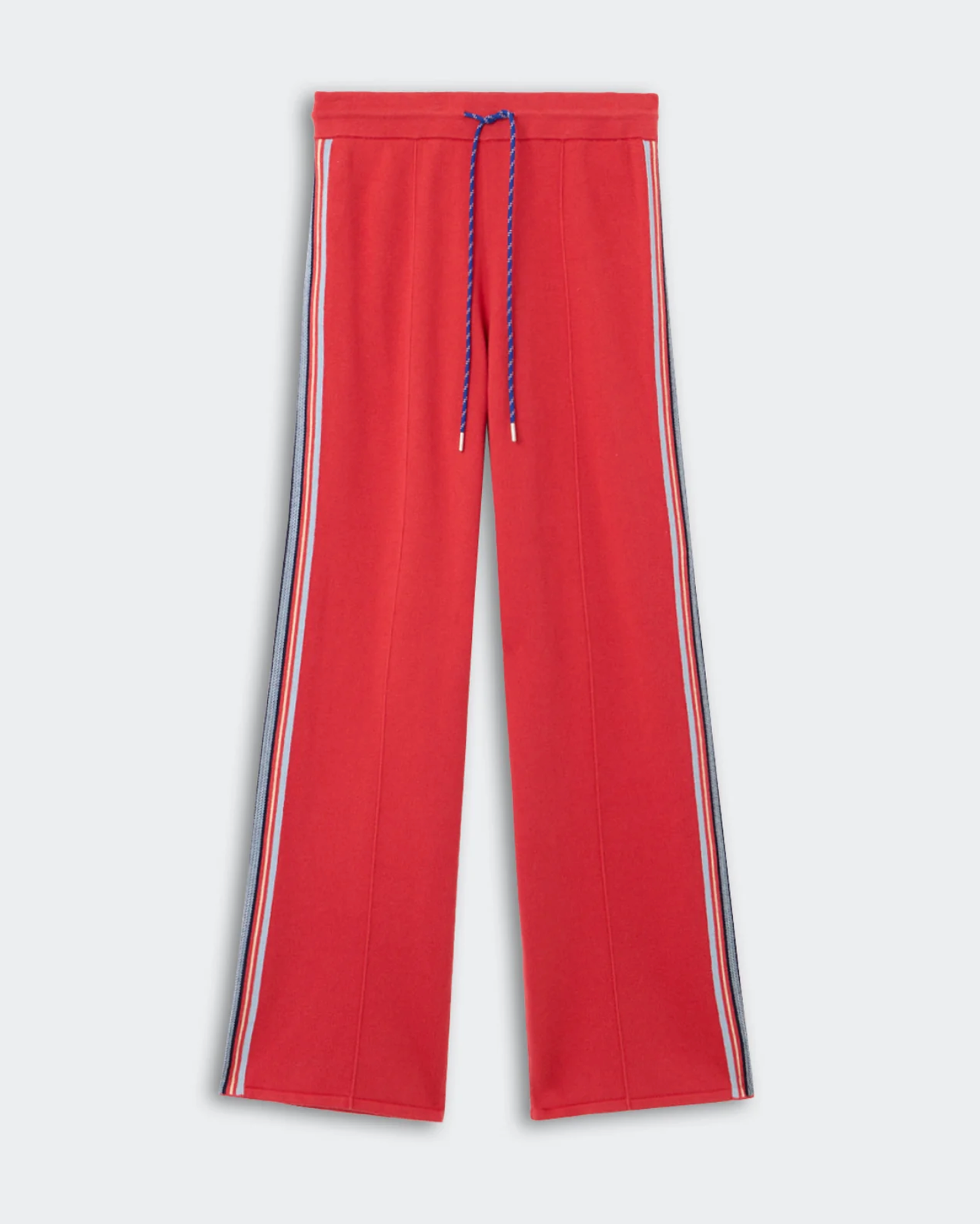 Guest in Residence Track Pant - relaxed cashmere track pant front view