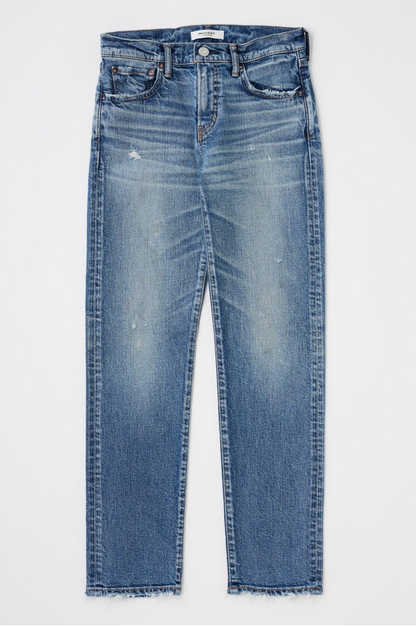Moussy Denim Leyden Straight Denim - straight-leg denim jean lifestyle view
