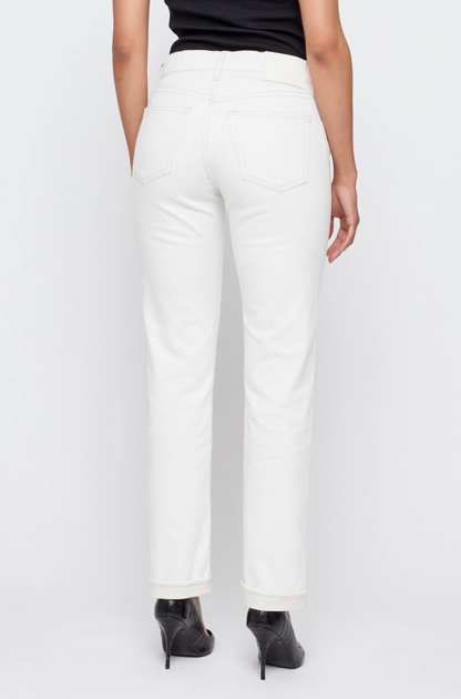 Moussy Denim Slim Straight Keane - slim straight-leg denim jean side view