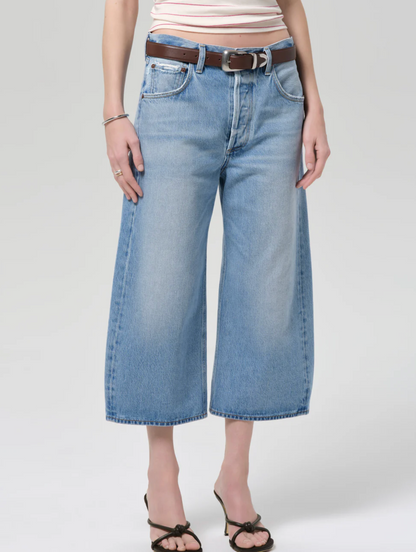 Citizen of Humanity Vintage Culotte - wide-leg culotte denim back view
