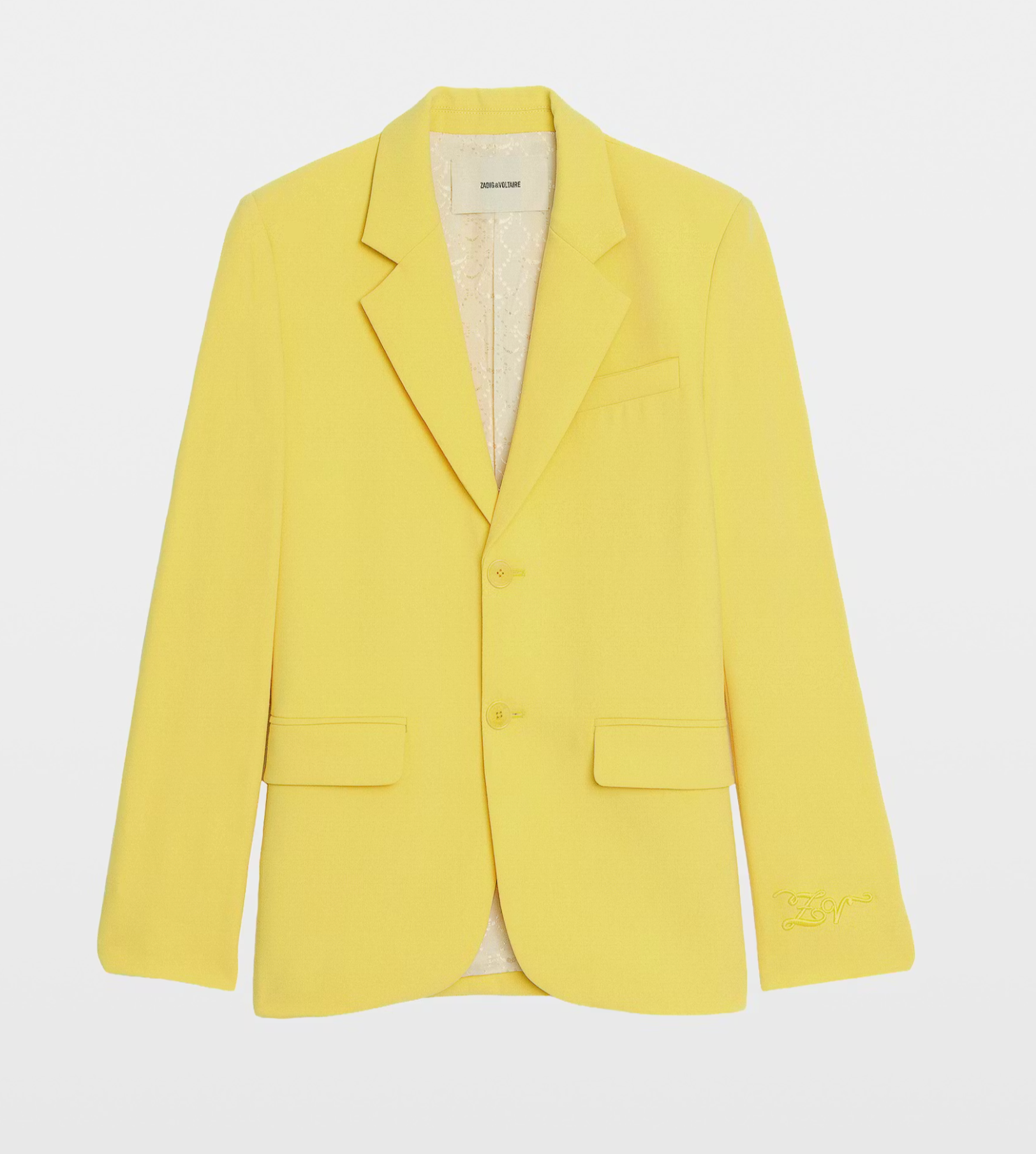 Zadig et Voltaire Vanille Blazer - tailored single-button blazer front view