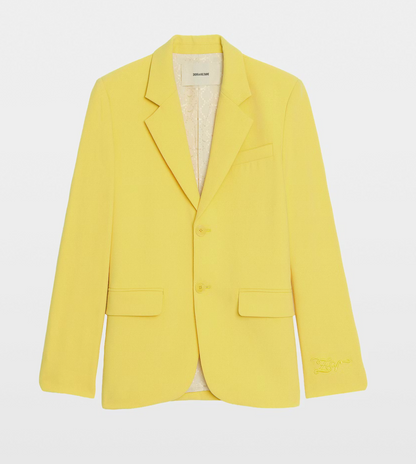 Zadig et Voltaire Vanille Blazer - tailored single-button blazer front view