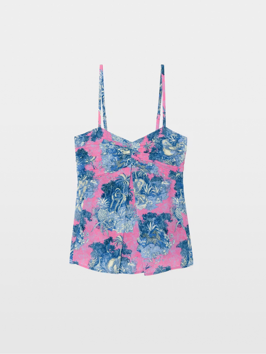 Zadig et Voltaire Cippie Camisole - silk blend camisole top back view