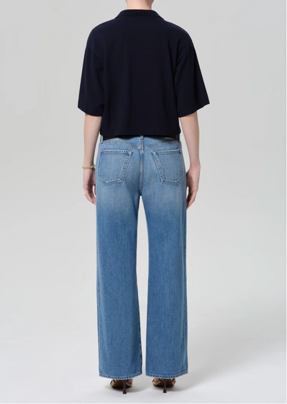 Citizen of Humanity Track Jean - relaxed track-style denim jean detail view
