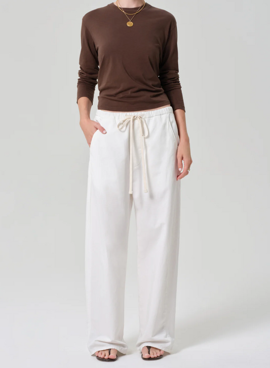 Citizen of Humanity Aurora Pant - pull-on wide-leg pant front view