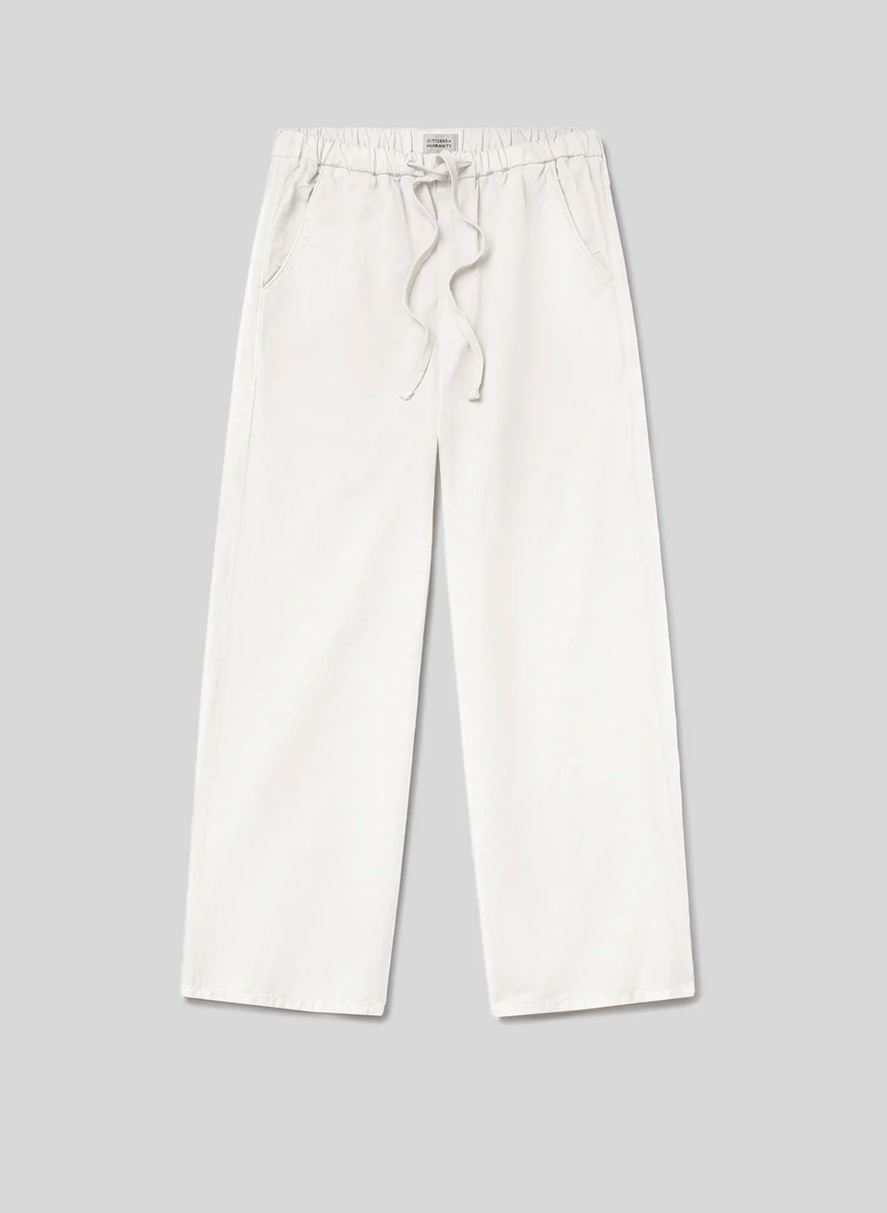 Citizen of Humanity Aurora Pant - pull-on wide-leg pant detail view