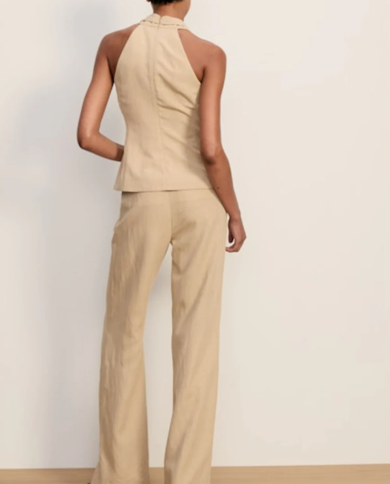 Veronica Beard Pacey Top - tailored button-front top lifestyle view