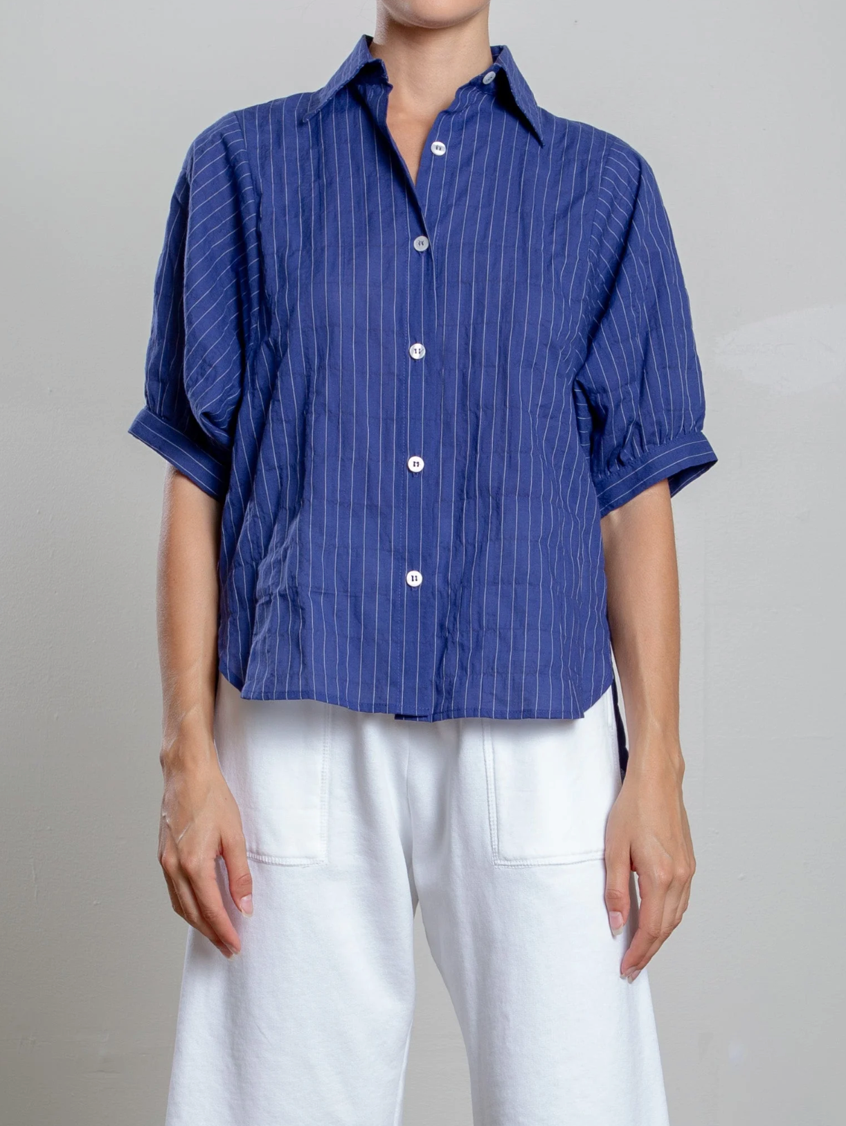 Pharaoh Claude Shirt - relaxed linen shirt back view