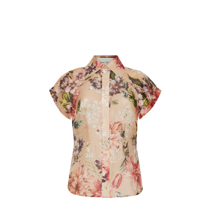 Hiptique Standout Top - structured sleeveless top front view