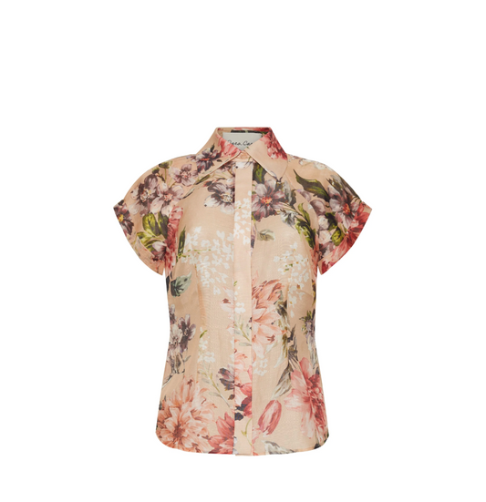 Hiptique Standout Top - structured sleeveless top front view