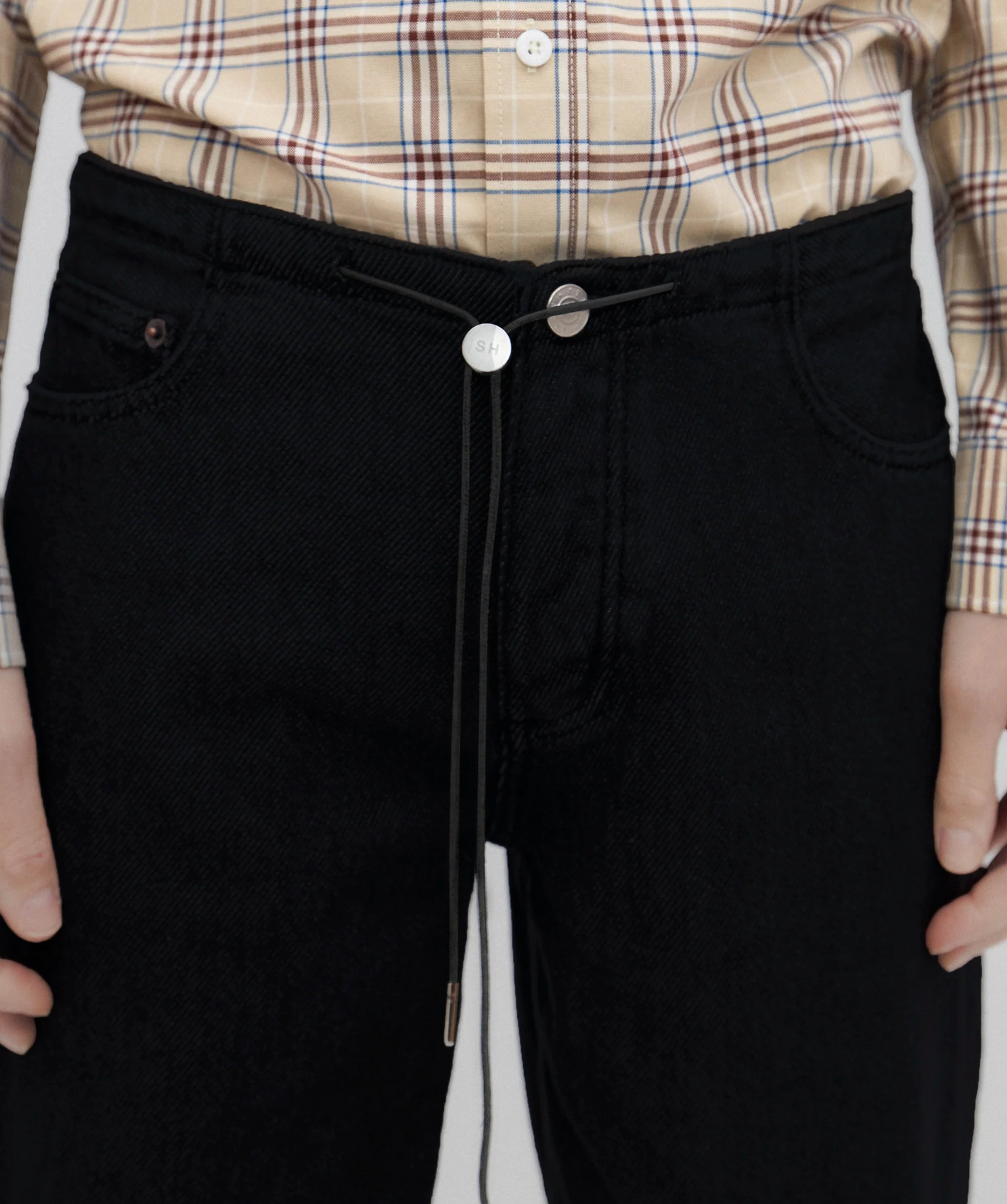 Still Here Cool Jean - high-rise straight denim jean side view