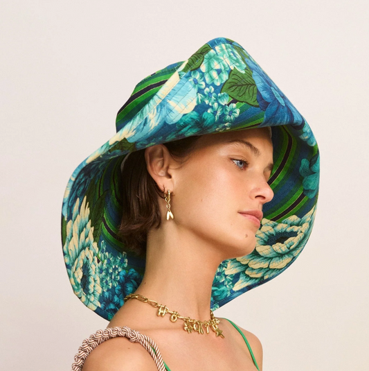 Hiptique Margo Wide Brim Hat - wide brim sun hat front view