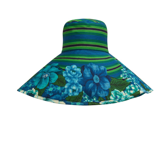 Hiptique Margo Wide Brim Hat - wide brim sun hat side view