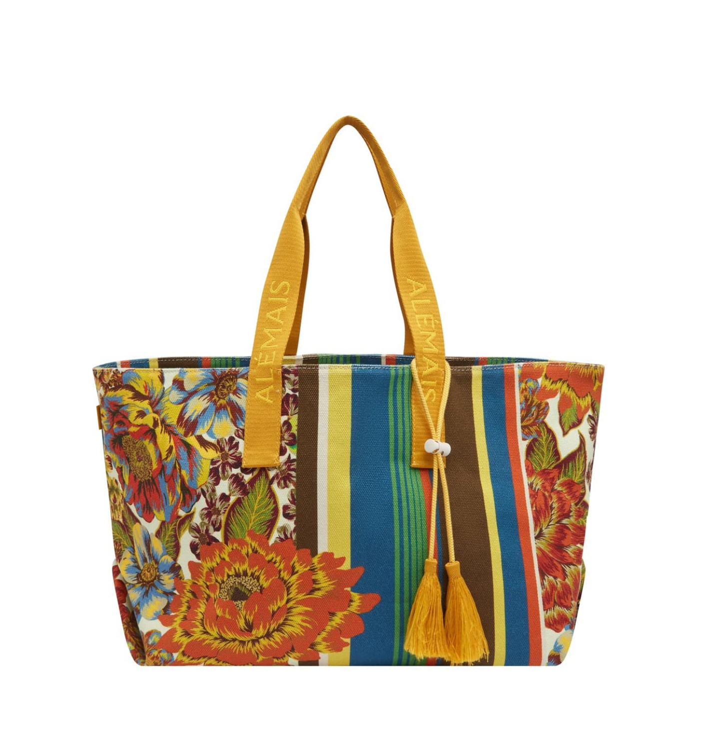 Hiptique Charlie Beach Tote - oversized canvas beach tote front view