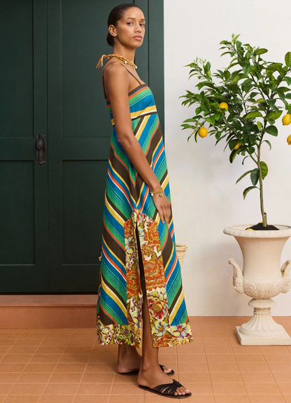 Hiptique Charlie Day Dress - breezy midi day dress front view