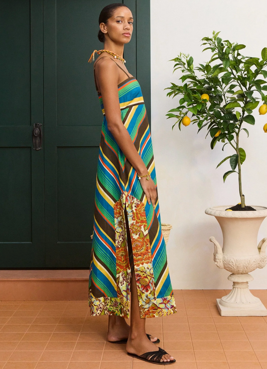Hiptique Charlie Day Dress - breezy midi day dress front view