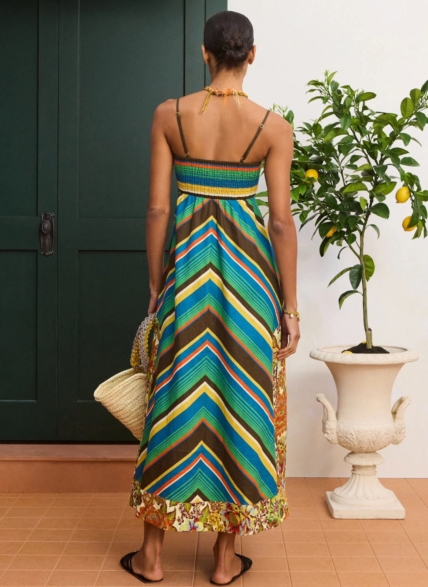 Hiptique Charlie Day Dress - breezy midi day dress side view