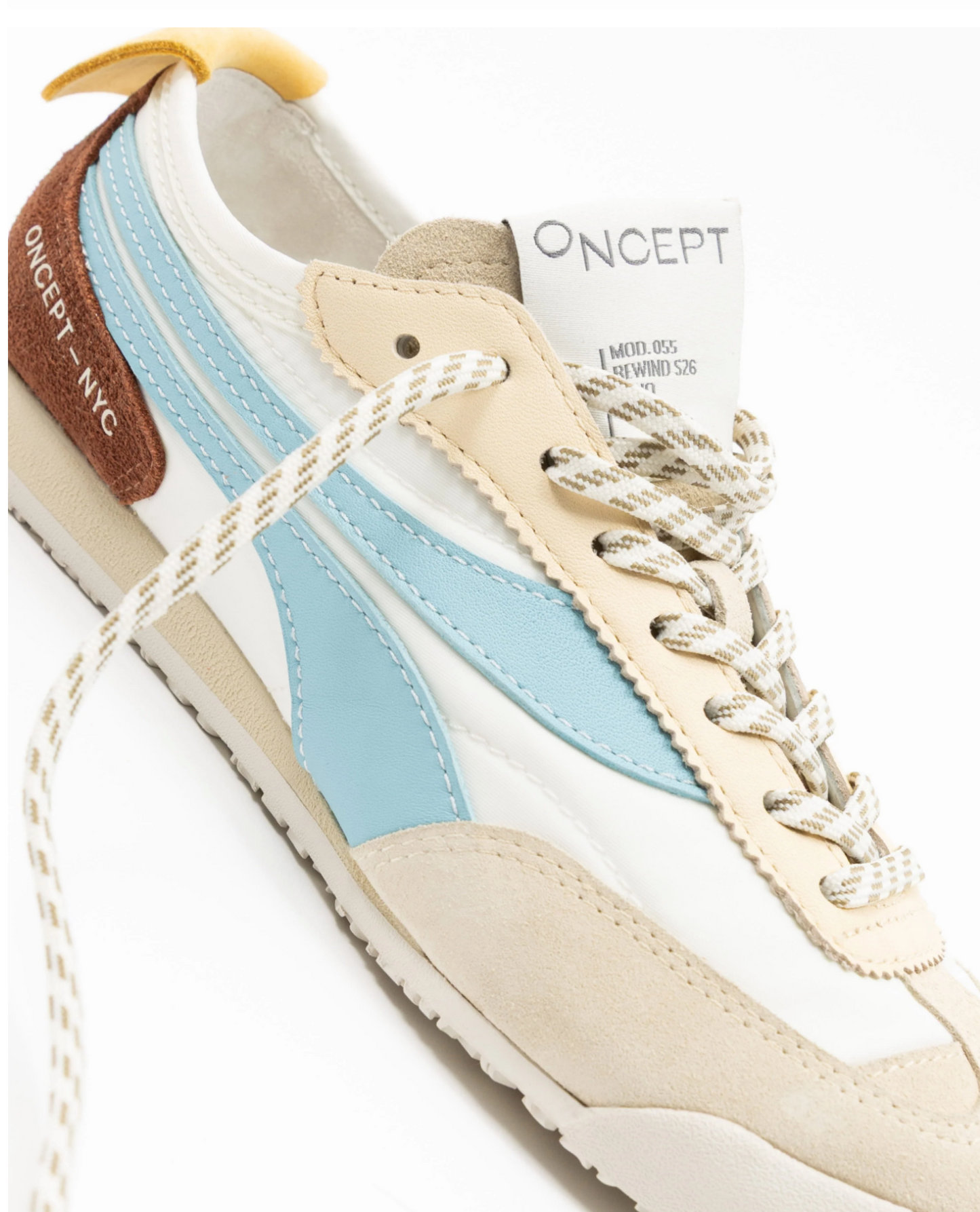 Oncept Reno Coast Sneakers - leather lace-up sneaker sole view