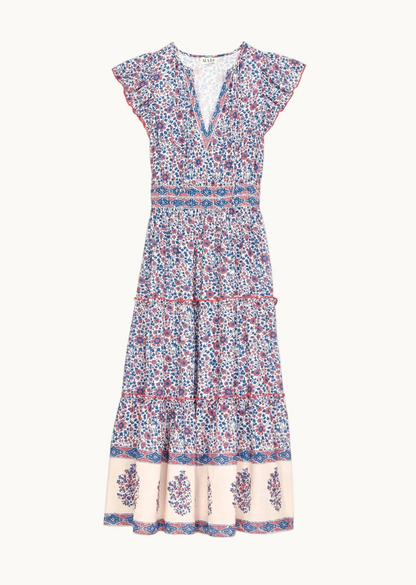 Mabe Della Maxi Dress - embroidered maxi dress detail view