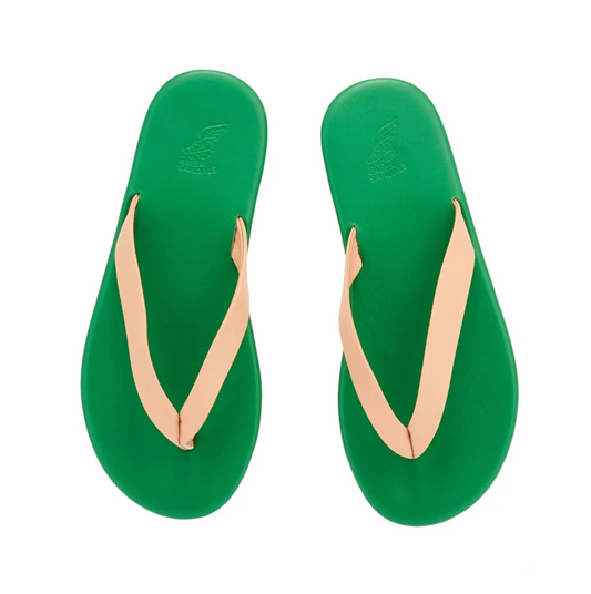 Ancient Greek Sandal Saionara Sandal - leather ankle-tie sandal side view