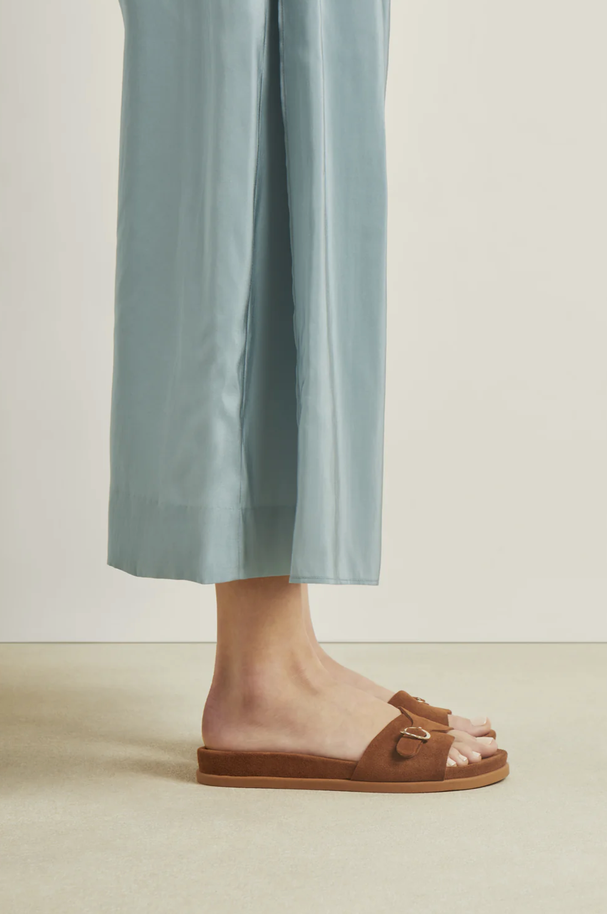 Ancient Greek Sandal Stoa Sandal - leather thong sandal lifestyle view