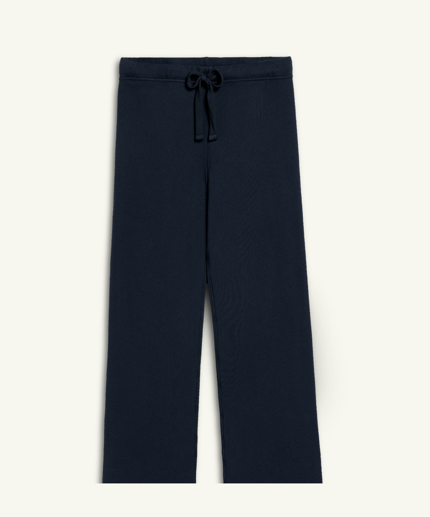 Hiptique Catherine Long Sweatpant - relaxed fleece sweatpant front view