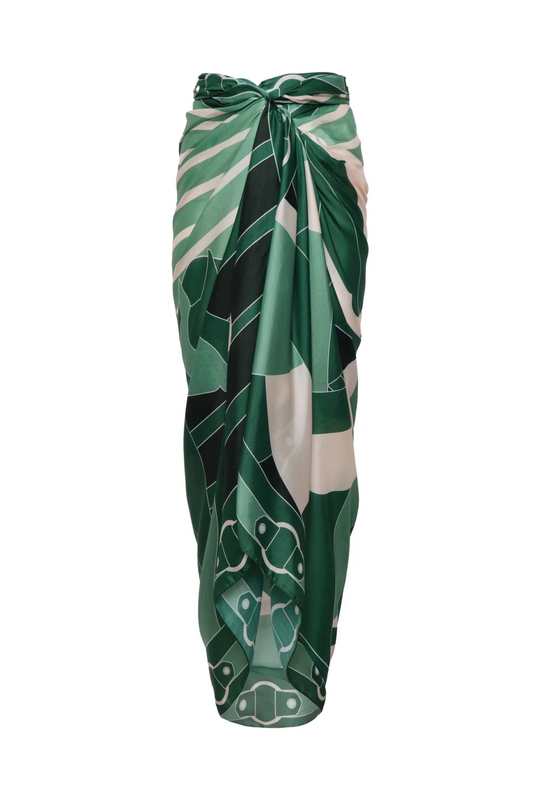 GREEN HORSE REINS SARONG