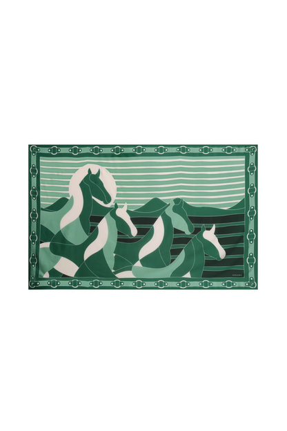 GREEN HORSE REINS SARONG