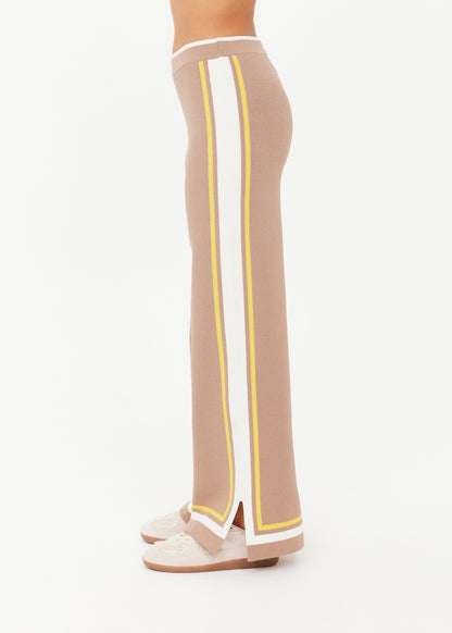 Kansas Knit Pant Mocha - The Upside - Side