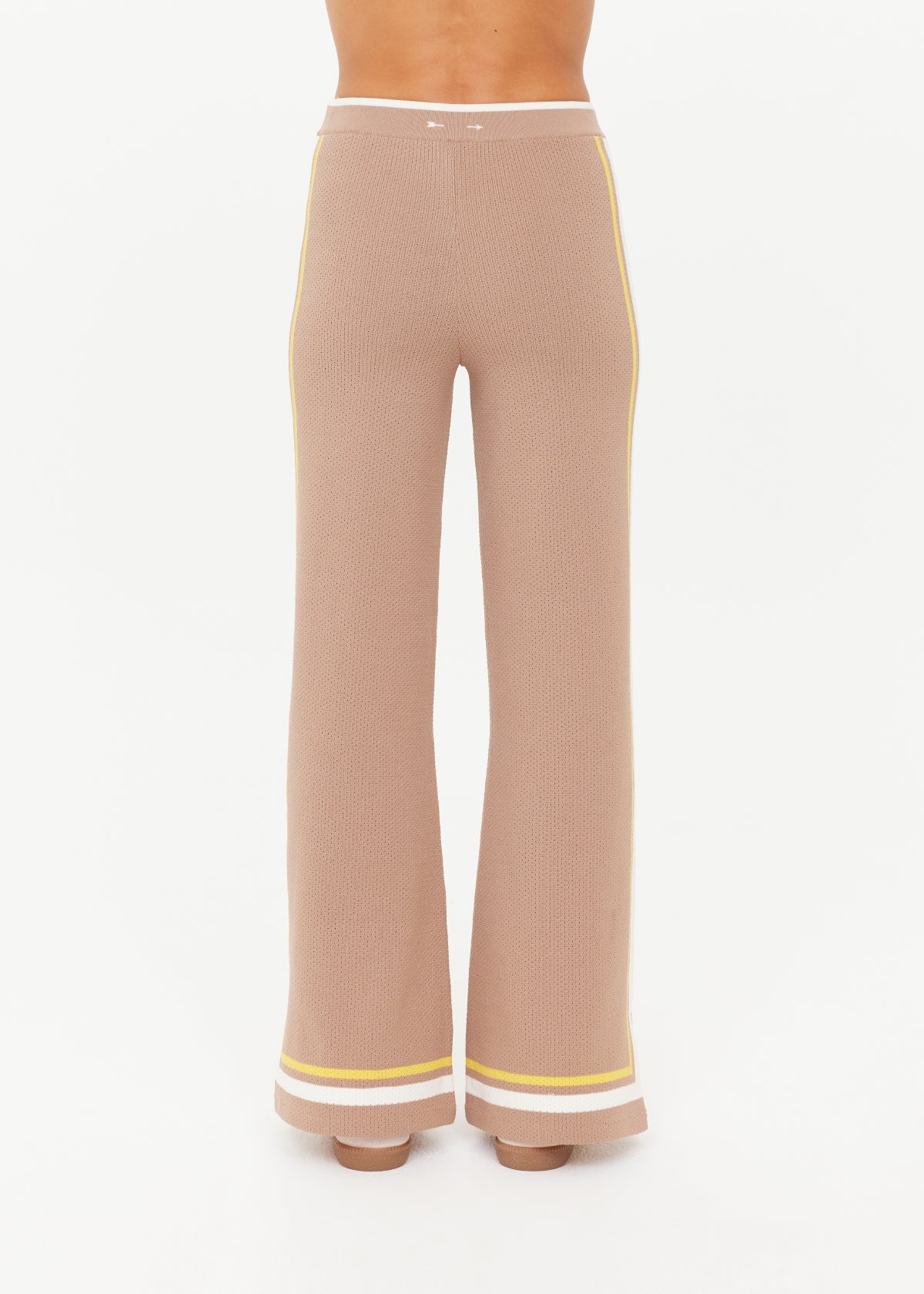 Kansas Knit Pant Mocha - The Upside - Detail