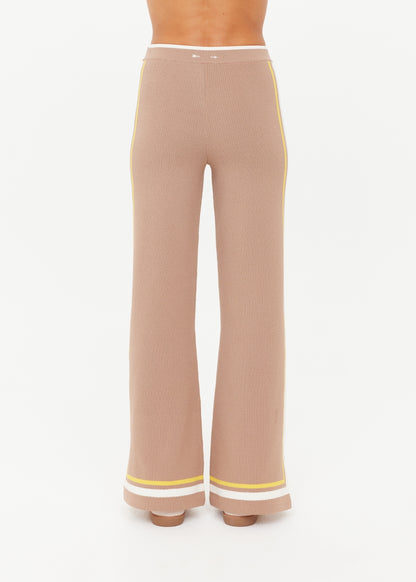 Kansas Knit Pant Mocha - The Upside - Detail