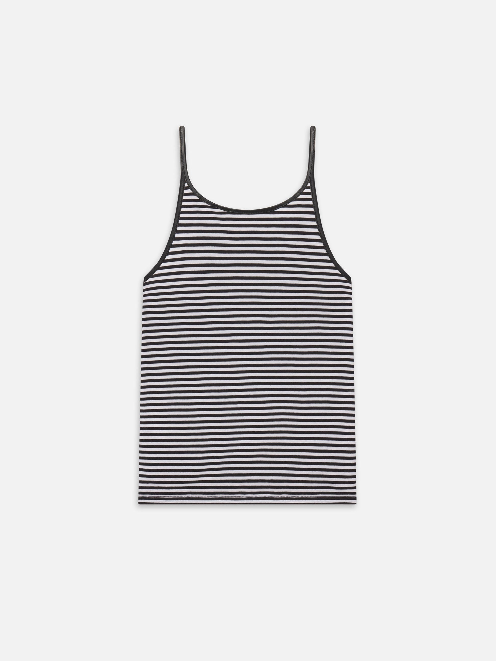 FRAME The Trim Tank Cream Stripe - Tops available now