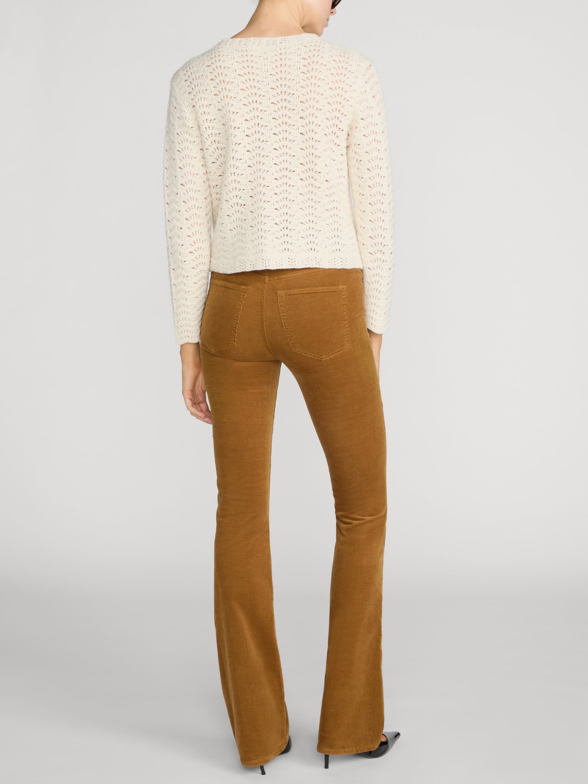 FRAME The Chevron Knit Cardi Biscuit - Tops available now