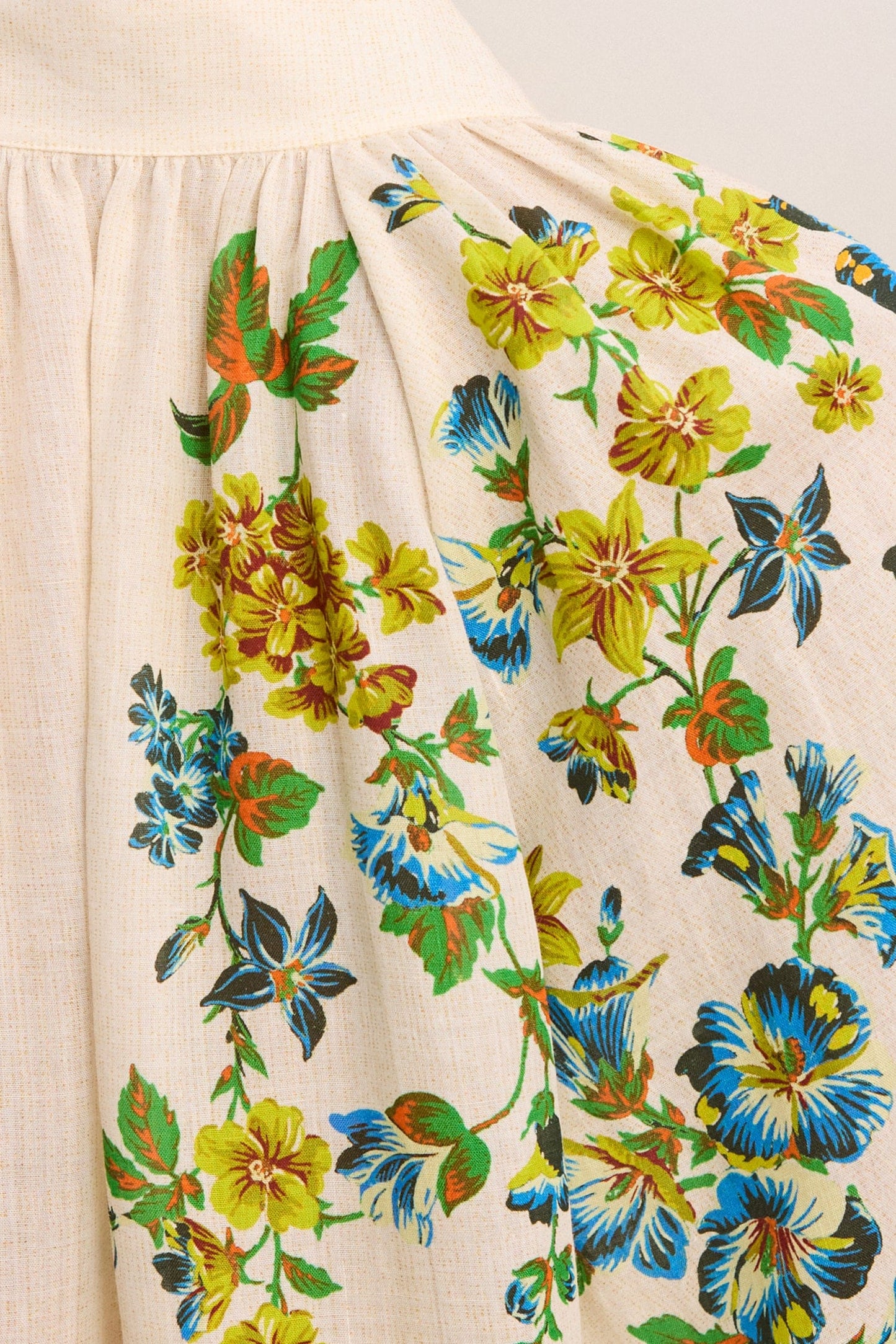 ALEMAIS Phyllis Top Cream - blouse available at Hiptique boutique in Woodland Hills California