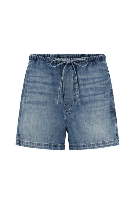 AMO Denim Simone Short Swell - short available at Hiptique boutique in Woodland Hills California