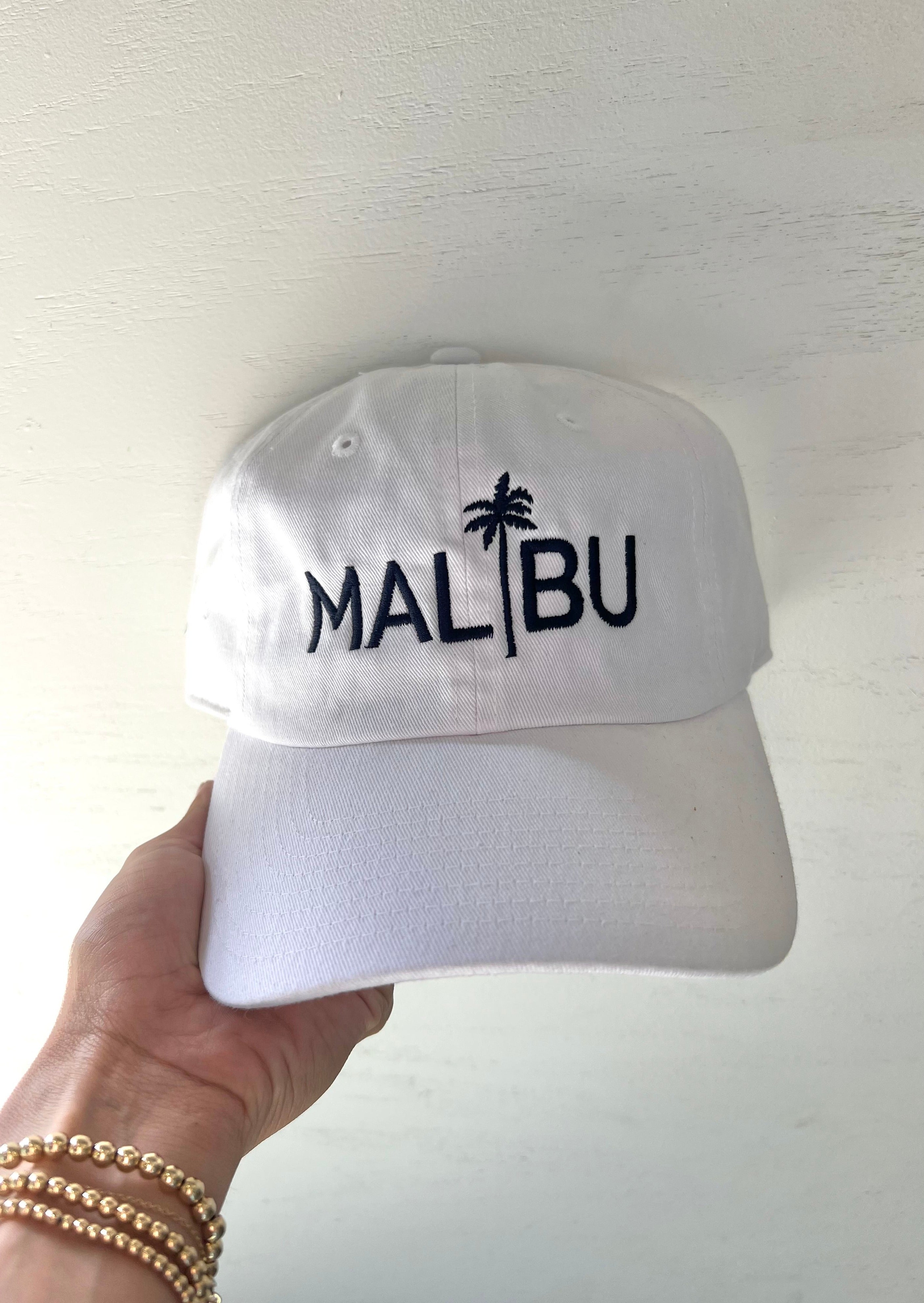 white malibu hat
